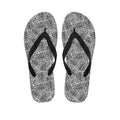 Ancient Aztec Tribal Pattern Print Flip Flops