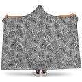 Ancient Aztec Tribal Pattern Print Hooded Blanket