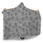 Ancient Aztec Tribal Pattern Print Hooded Blanket