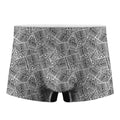 Ancient Aztec Tribal Pattern Print Men's Boxer Briefs
