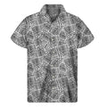Ancient Aztec Tribal Pattern Print Men's Short Sleeve Shirt