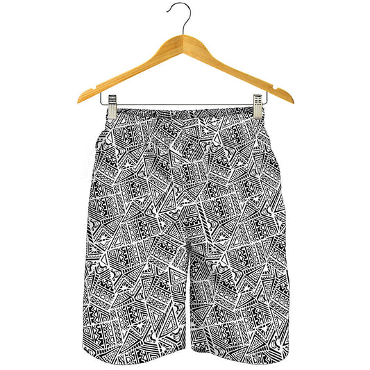 Ancient Aztec Tribal Pattern Print Men's Shorts