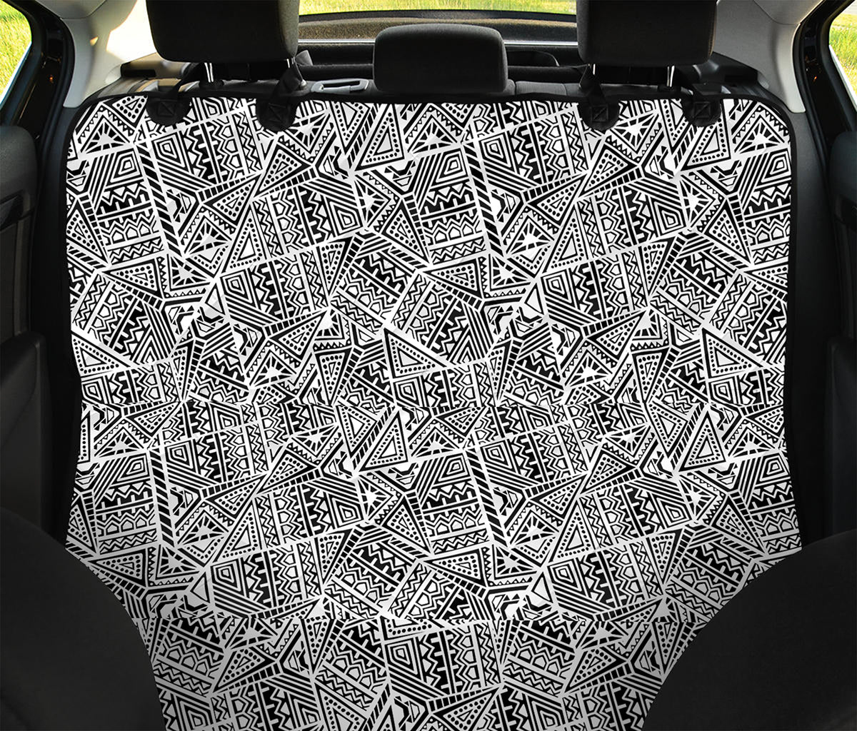 Ancient Aztec Tribal Pattern Print Pet Car Back Seat Cover
