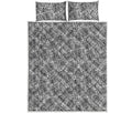 Ancient Aztec Tribal Pattern Print Quilt Bed Set