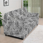 Ancient Aztec Tribal Pattern Print Sofa Cover