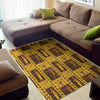 Ancient Egypt Pattern Print Area Rug