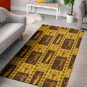 Ancient Egypt Pattern Print Area Rug