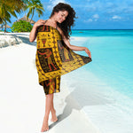 Ancient Egypt Pattern Print Beach Sarong Wrap