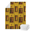 Ancient Egypt Pattern Print Blanket
