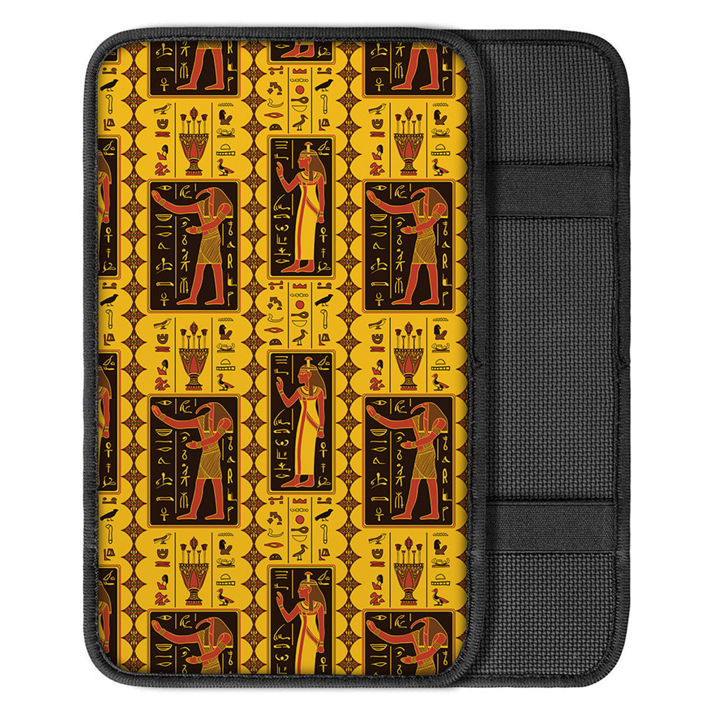 Ancient Egypt Pattern Print Car Center Console Cover