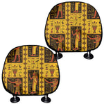 Ancient Egypt Pattern Print Car Headrest Covers
