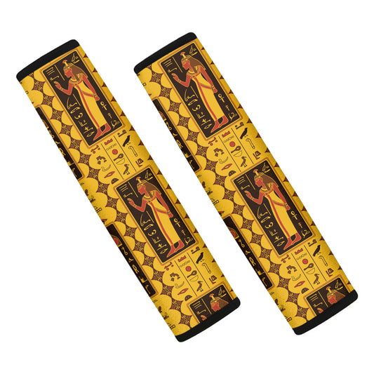 Ancient Egypt Pattern Print Car Seat Belt Covers