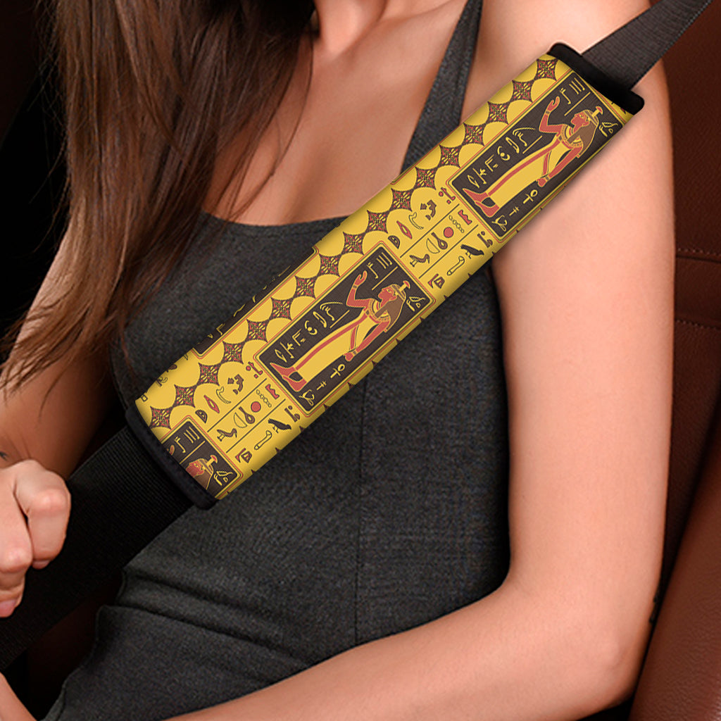 Ancient Egypt Pattern Print Car Seat Belt Covers