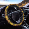 Ancient Egypt Pattern Print Car Steering Wheel Cover