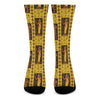 Ancient Egypt Pattern Print Crew Socks