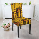 Ancient Egypt Pattern Print Dining Chair Slipcover