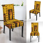 Ancient Egypt Pattern Print Dining Chair Slipcover