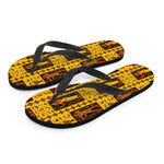 Ancient Egypt Pattern Print Flip Flops