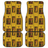 Ancient Egypt Pattern Print Front and Back Car Floor Mats