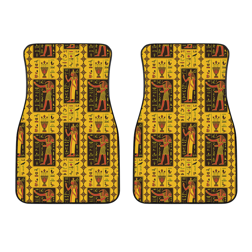 Ancient Egypt Pattern Print Front Car Floor Mats