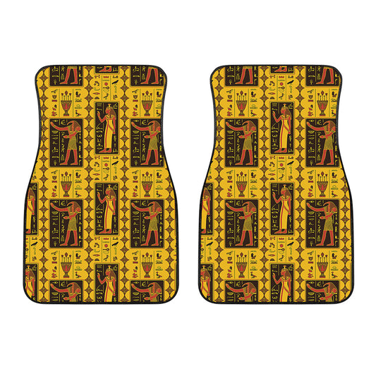 Ancient Egypt Pattern Print Front Car Floor Mats