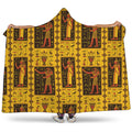 Ancient Egypt Pattern Print Hooded Blanket