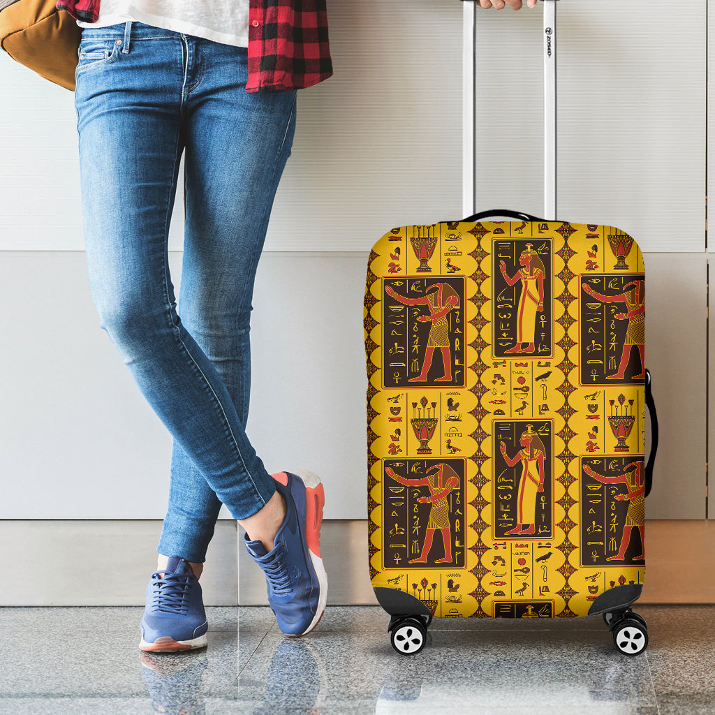 Ancient Egypt Pattern Print Luggage Cover