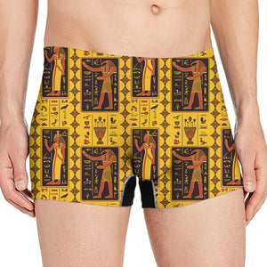Ancient Egypt Pattern Print Men's Boxer Briefs