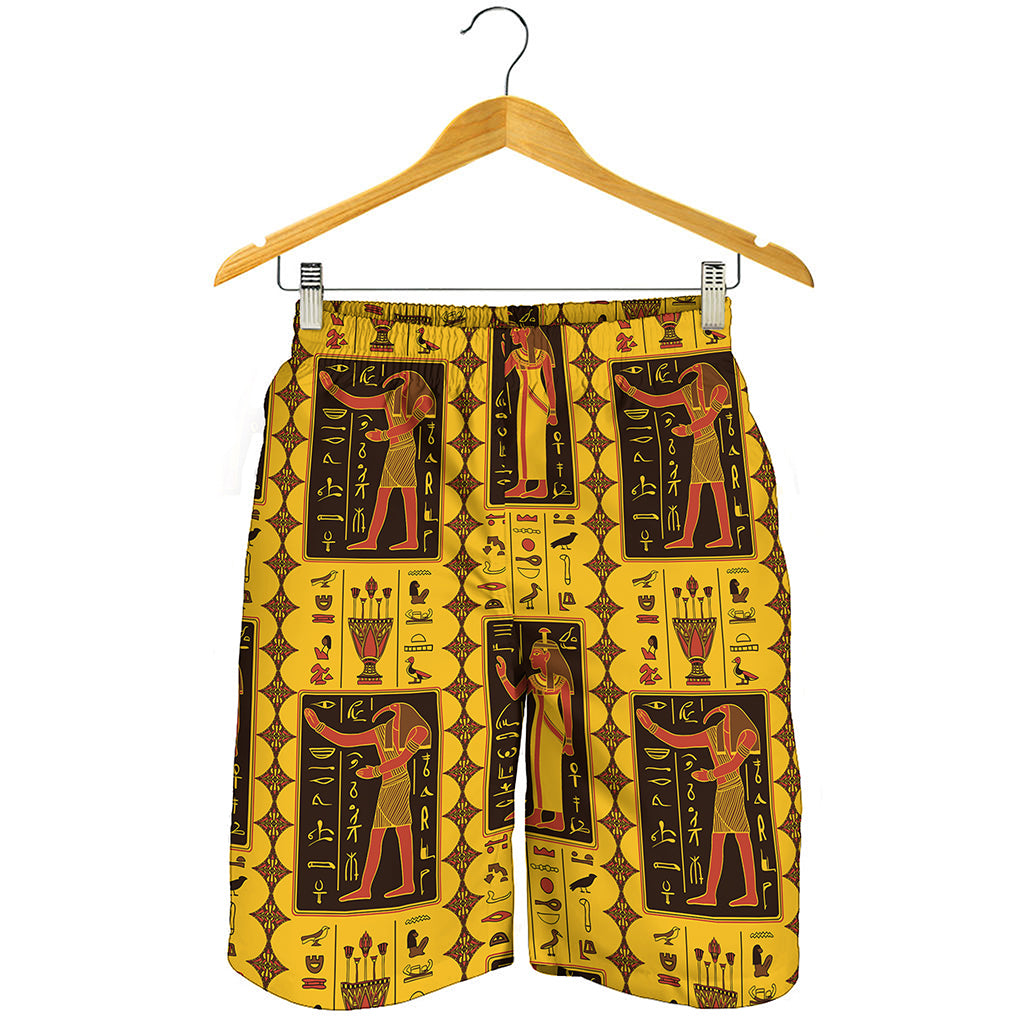 Ancient Egypt Pattern Print Men's Shorts
