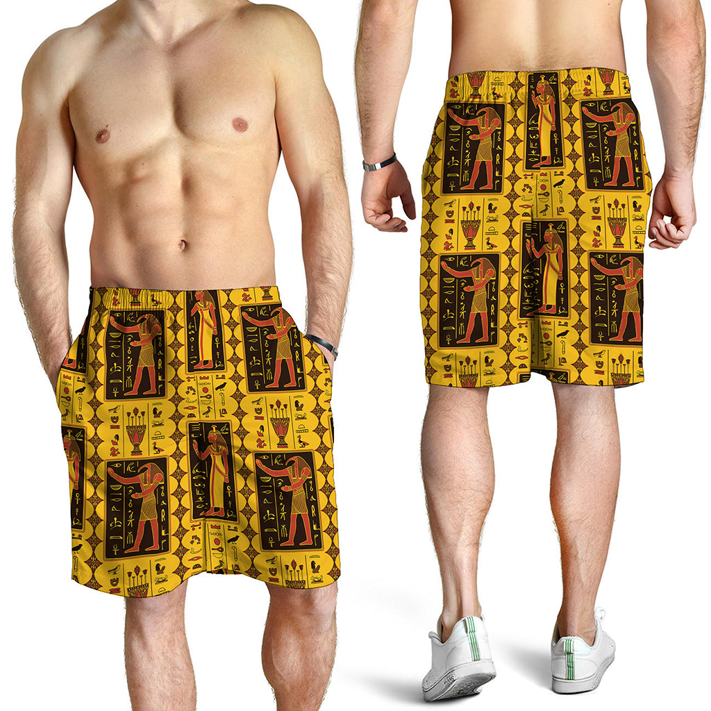 Ancient Egypt Pattern Print Men's Shorts