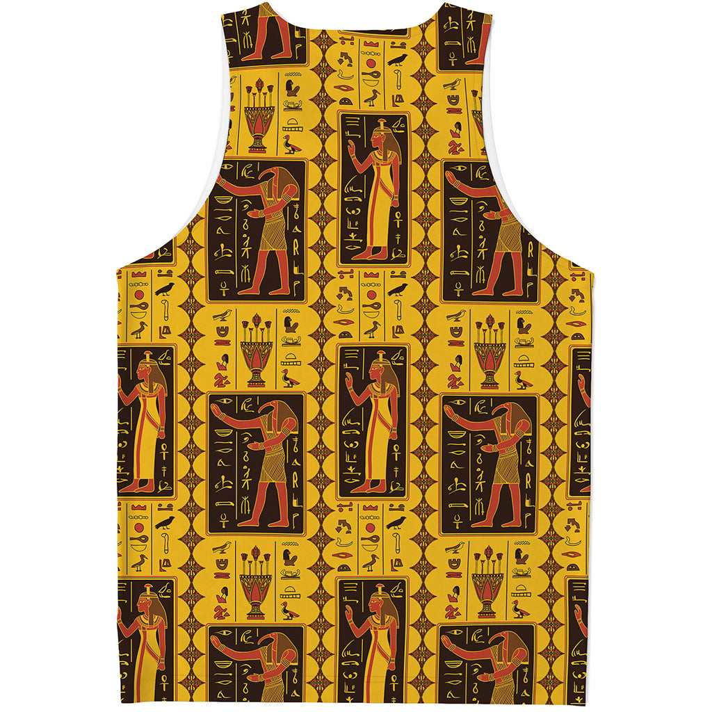 Ancient Egypt Pattern Print Men's Tank Top