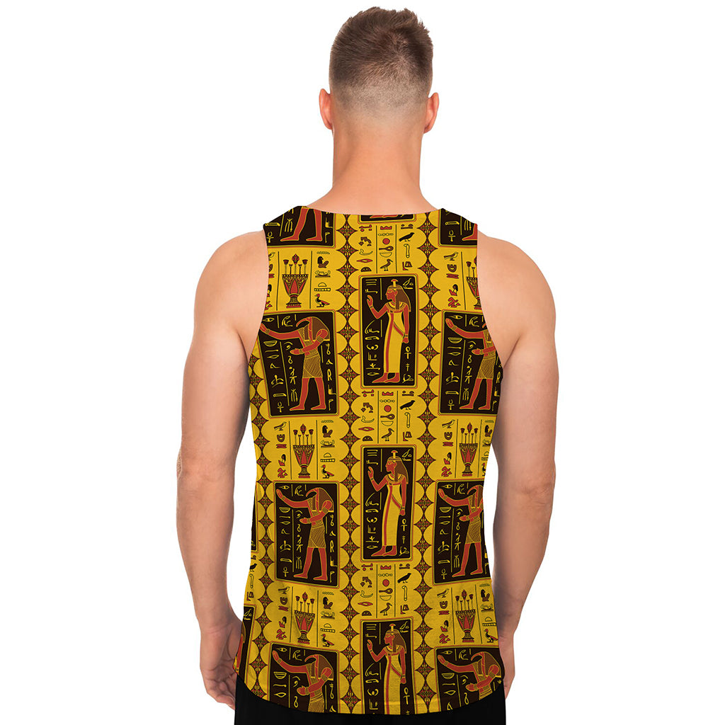 Ancient Egypt Pattern Print Men's Tank Top