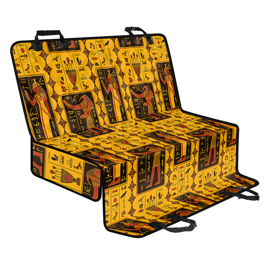 Ancient Egypt Pattern Print Pet Car Back Seat Cover