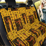 Ancient Egypt Pattern Print Pet Car Back Seat Cover