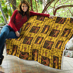 Ancient Egypt Pattern Print Quilt