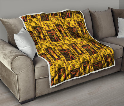 Ancient Egypt Pattern Print Quilt