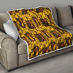Ancient Egypt Pattern Print Quilt