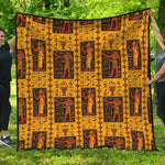 Ancient Egypt Pattern Print Quilt