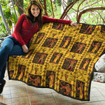 Ancient Egypt Pattern Print Quilt