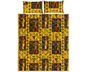 Ancient Egypt Pattern Print Quilt Bed Set