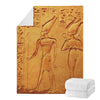 Ancient Egyptian Gods Print Blanket