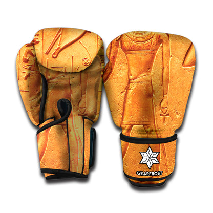 Ancient Egyptian Gods Print Boxing Gloves