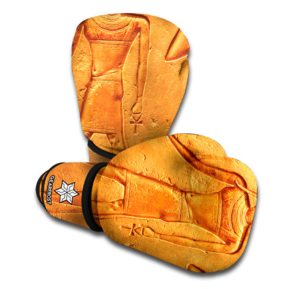 Ancient Egyptian Gods Print Boxing Gloves