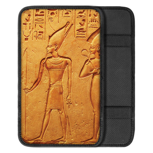 Ancient Egyptian Gods Print Car Center Console Cover