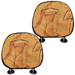 Ancient Egyptian Gods Print Car Headrest Covers