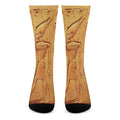 Ancient Egyptian Gods Print Crew Socks