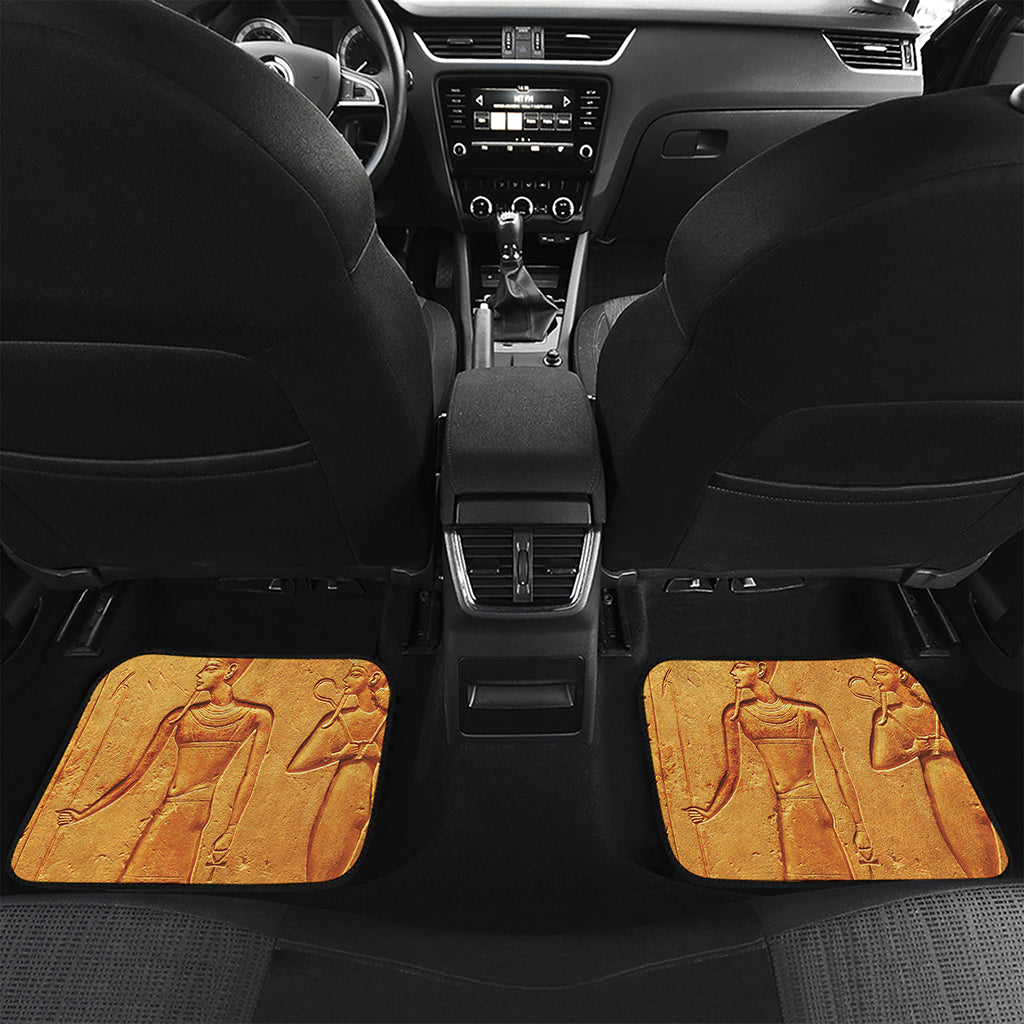 Ancient Egyptian Gods Print Front and Back Car Floor Mats