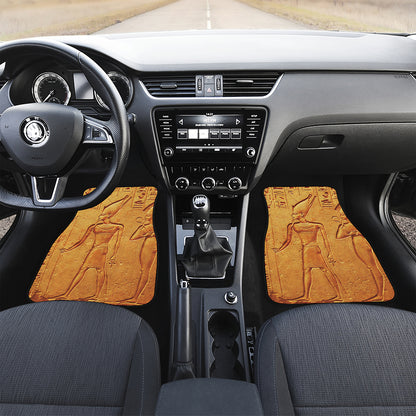 Ancient Egyptian Gods Print Front Car Floor Mats