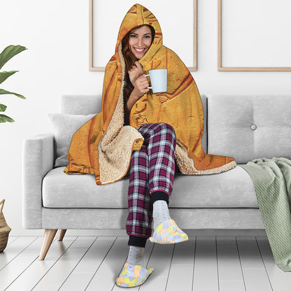 Ancient Egyptian Gods Print Hooded Blanket