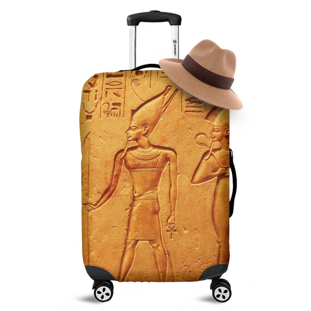 Ancient Egyptian Gods Print Luggage Cover